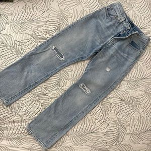 Levi’s Made & Crafted 501 rare Salt Bleach distressed jeans. 27/28
